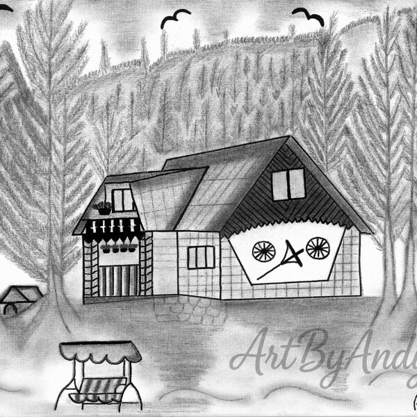 Countryside Harmony-"The silence and tranquility is combined with simple country life."