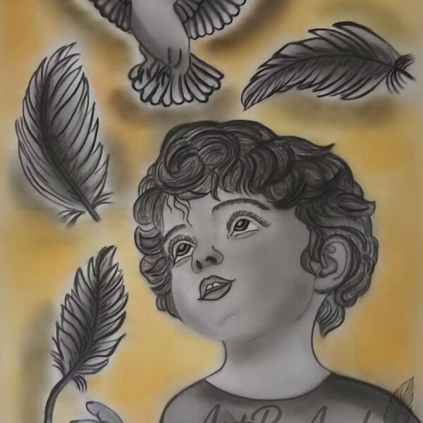 Inner Space-"The work explores the fragile yet essential space of the inner child."