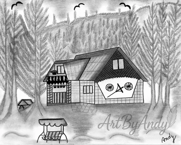 Countryside Harmony-"The silence and tranquility is combined with simple country life."