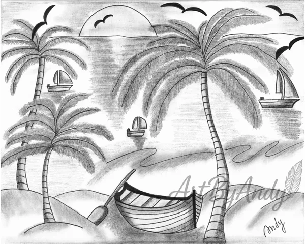 Sunrise Over the Sea — “Peace, hope, and the gentle morning atmosphere.”