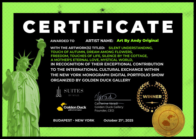 Winner – Golden Duck Gallery – New York Monograph